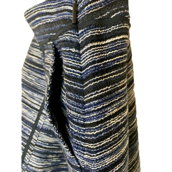 Jason Wu Women’s Printed Mini Skirt with Silk Lining Blue Black & White Size 6 - Picture 10 of 12